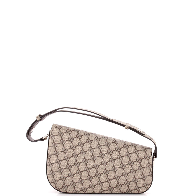 Horsebit Asymmetric Shoulder Bag Gg