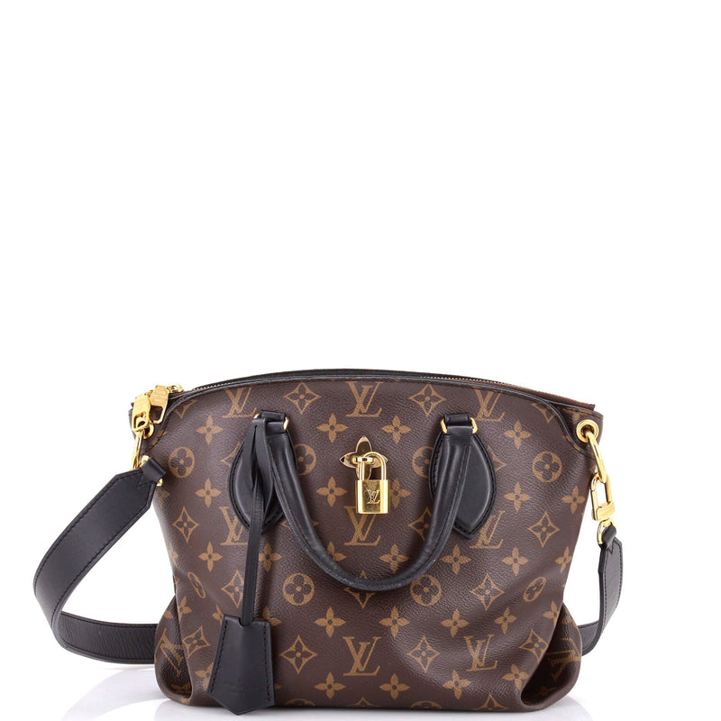 Flower Zipped Tote Canvas Pm