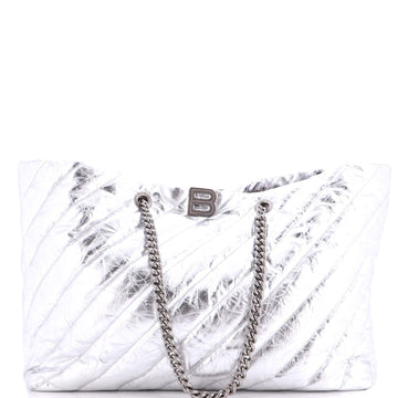 Crush Carry All Chain Tote Quilted
