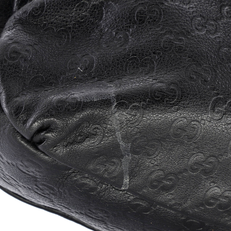 New Ladies Web Hobo Guccissima Leather