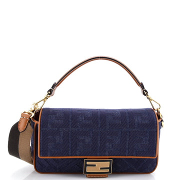 Baguette Nm Bag Zucca Embroidered Canvas