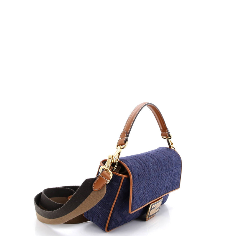 Baguette Nm Bag Zucca Embroidered Canvas