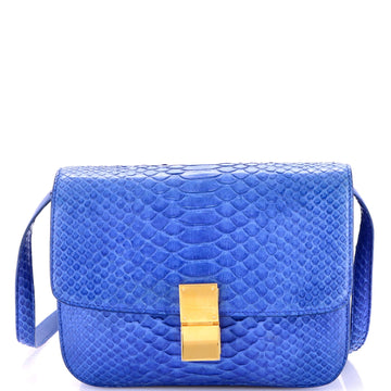 Classic Box Bag Python Medium