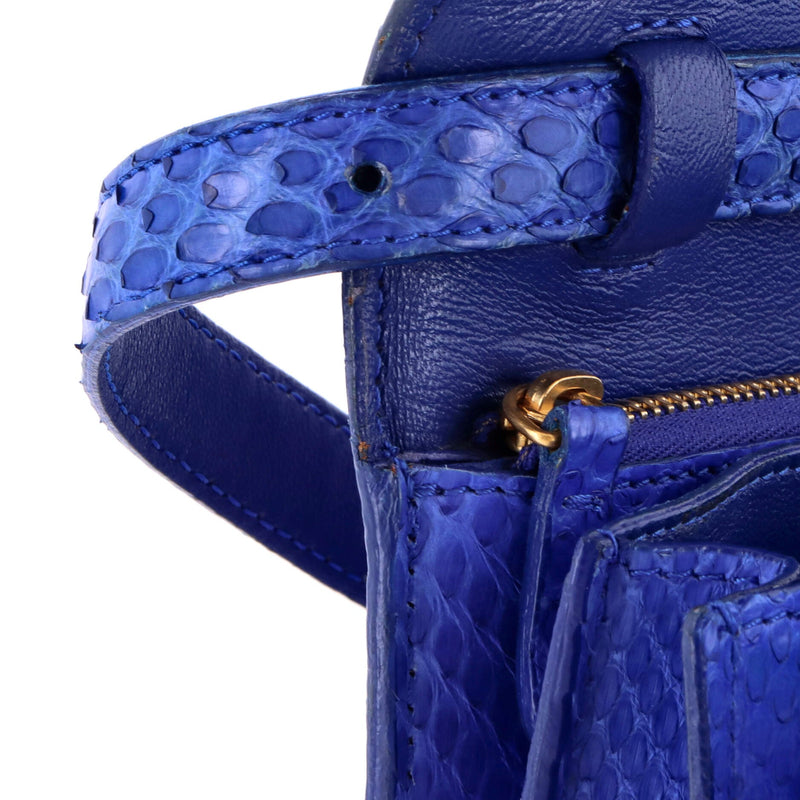 Classic Box Bag Python Medium