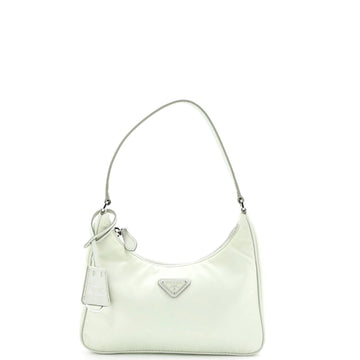 Re-Edition Hobo Tessuto With Saffiano