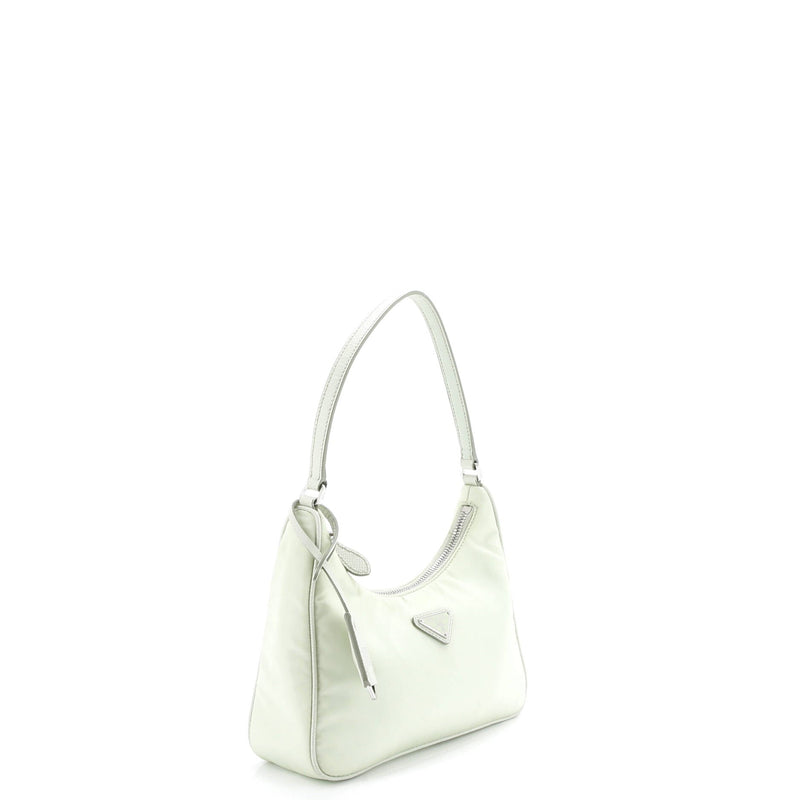 Re-Edition Hobo Tessuto With Saffiano