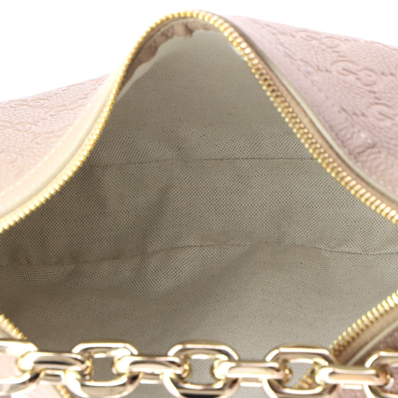 Emblem Half Moon Shoulder Bag Gg