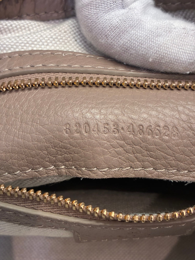 Emblem Half Moon Shoulder Bag Gg