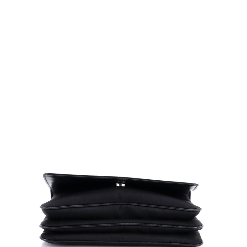 Chain Flap Crossbody Bag Tessuto And