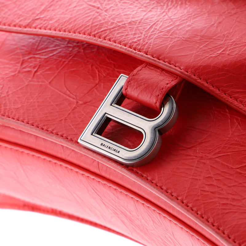 Crush Chain Flap Bag Leather Small