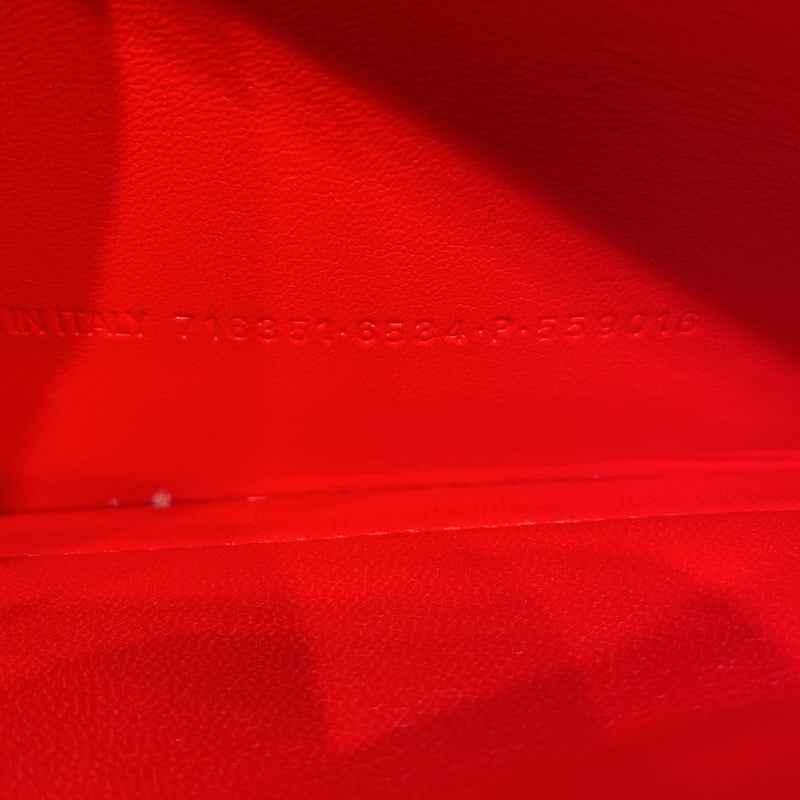 Crush Chain Flap Bag Leather Small