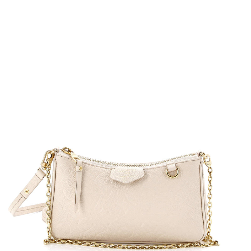 Easy Pouch On Strap Empreinte Leather