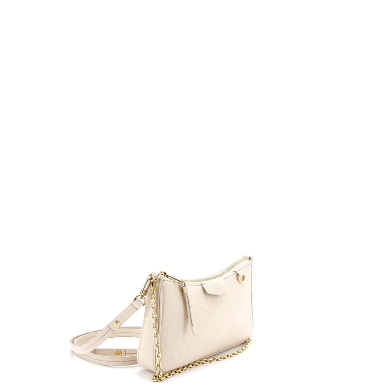 Easy Pouch On Strap Empreinte Leather