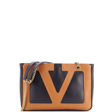 Viva Superstar Chain Tote Leather Small