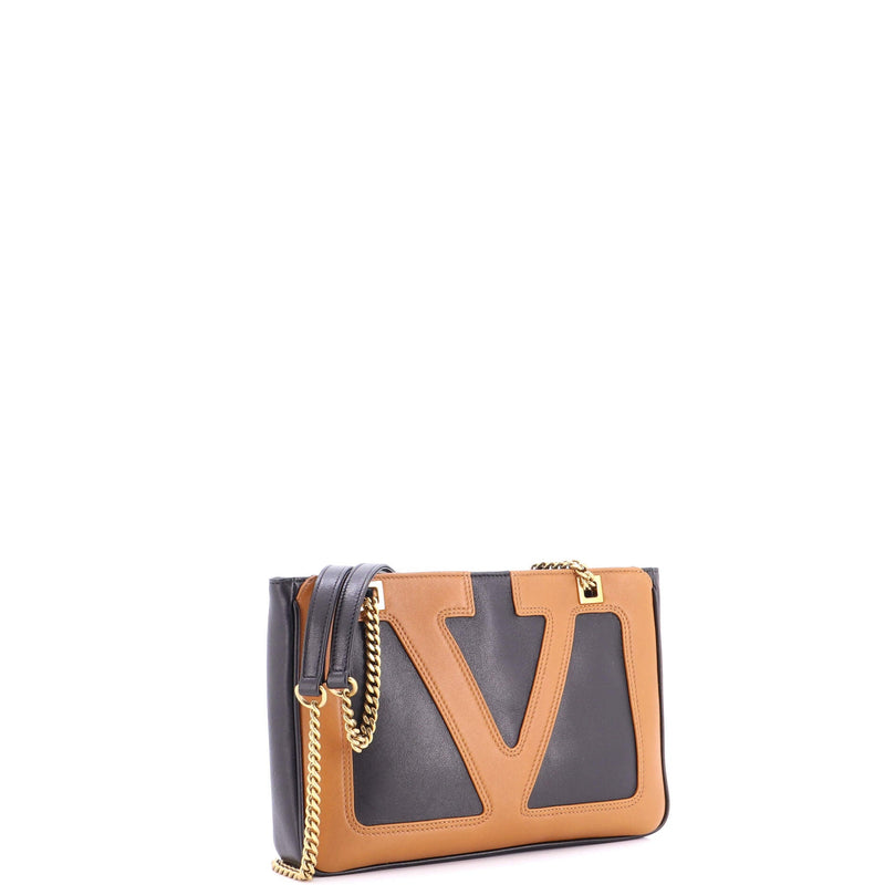 Viva Superstar Chain Tote Leather Small