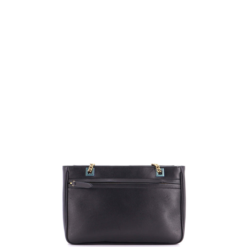 Viva Superstar Chain Tote Leather Small