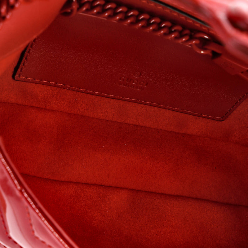 Gg Marmont Flap Bag Matelasse Patent