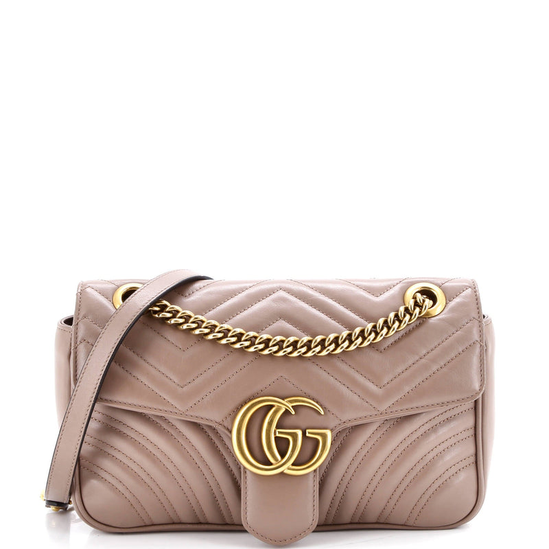 Gg Marmont Flap Bag Matelasse Leather