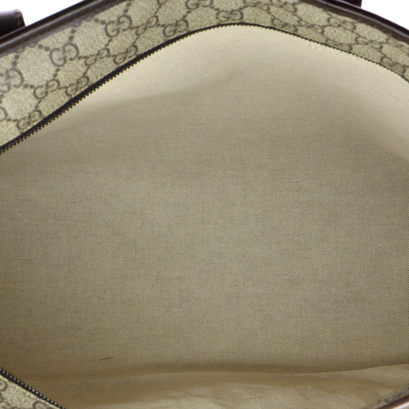 Plus Tote Gg Coated Canvas With Leather