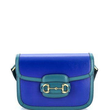 Horsebit Shoulder Bag Leather Small