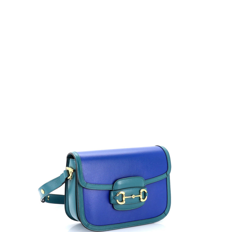 Horsebit Shoulder Bag Leather Small