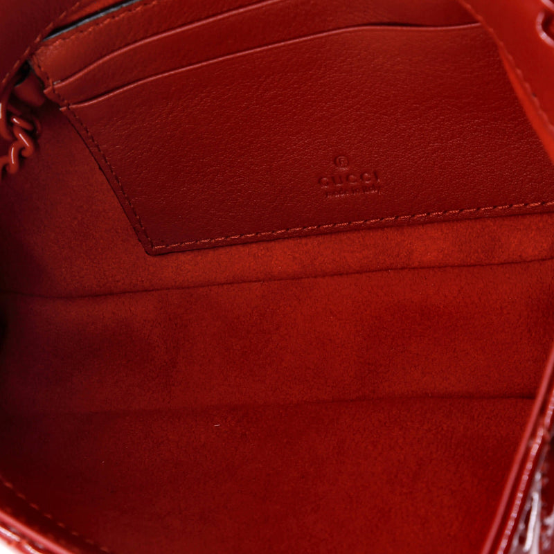 Gg Marmont Flap Bag Matelasse Patent