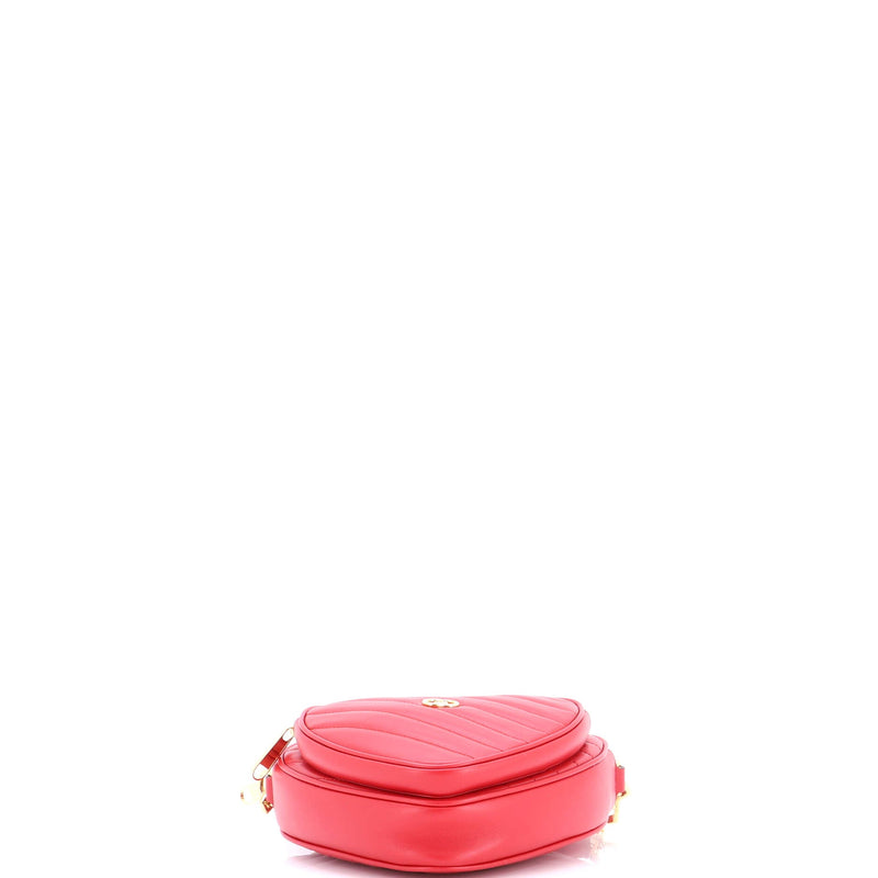 Interlocking G Heart Shoulder Bag