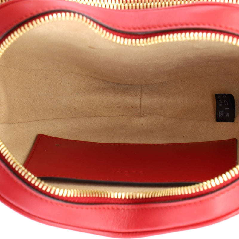 Interlocking G Heart Shoulder Bag