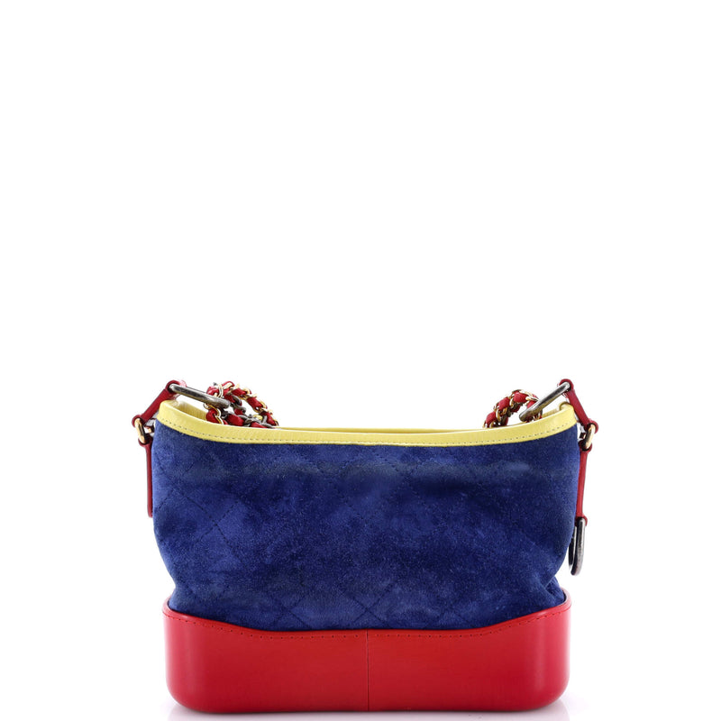 Gabrielle Hobo Quilted Suede Small