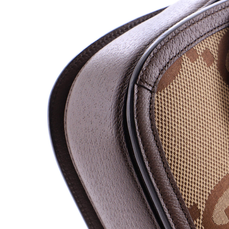 Bamboo Top Handle Bag Jumbo Gg Canvas