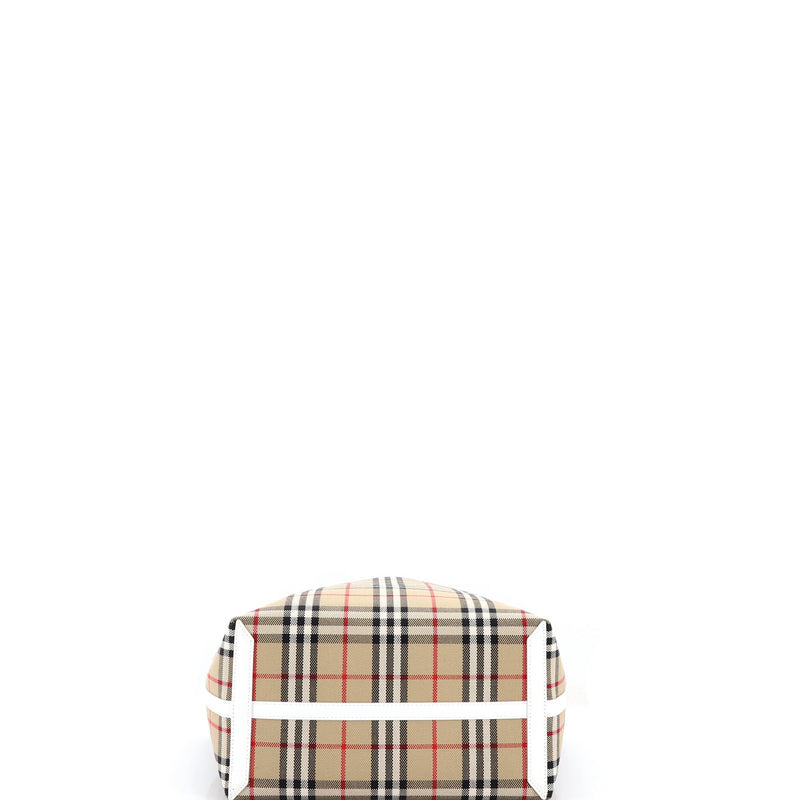London Tote Vintage Check Canvas Small