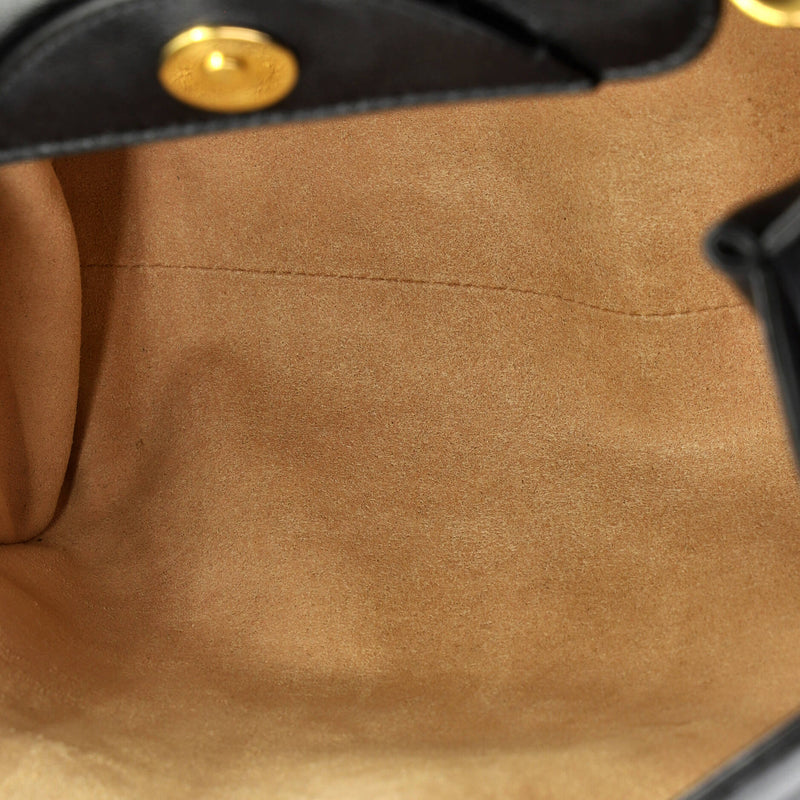 Diana Nm Bamboo Handle Tote Leather