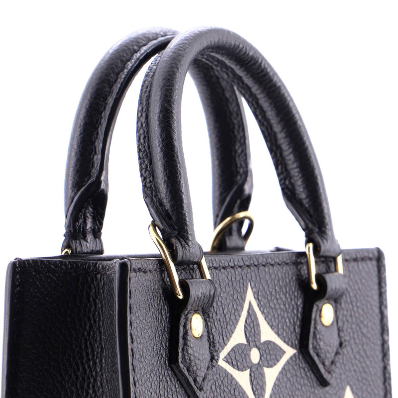 Petit Sac Plat Bag Bicolor Empreinte