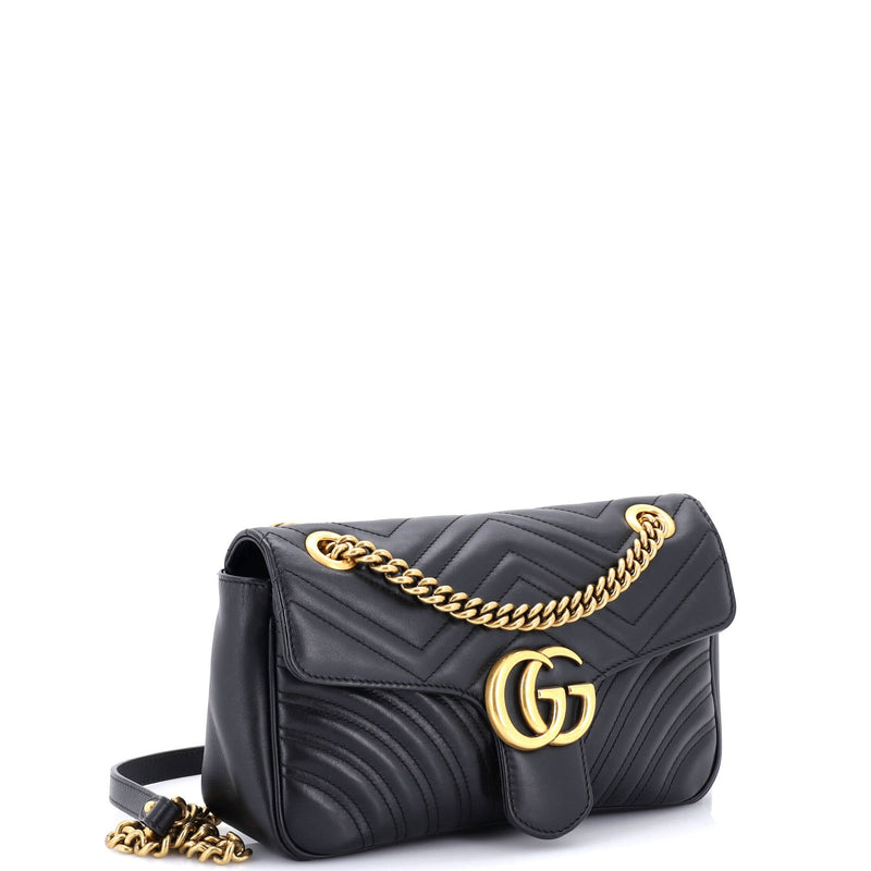 Gg Marmont Flap Bag Matelasse Leather