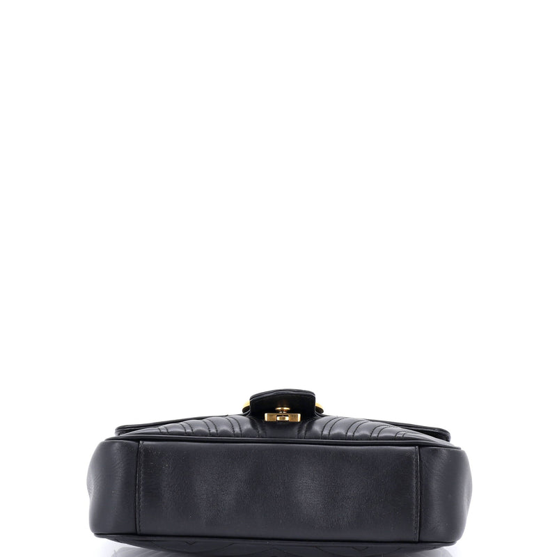 Gg Marmont Flap Bag Matelasse Leather
