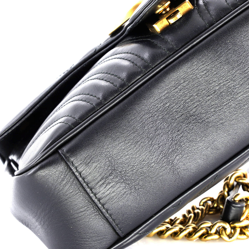 Gg Marmont Flap Bag Matelasse Leather