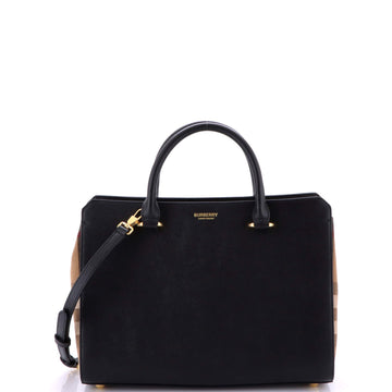 Banwell Tote Leather And House Check