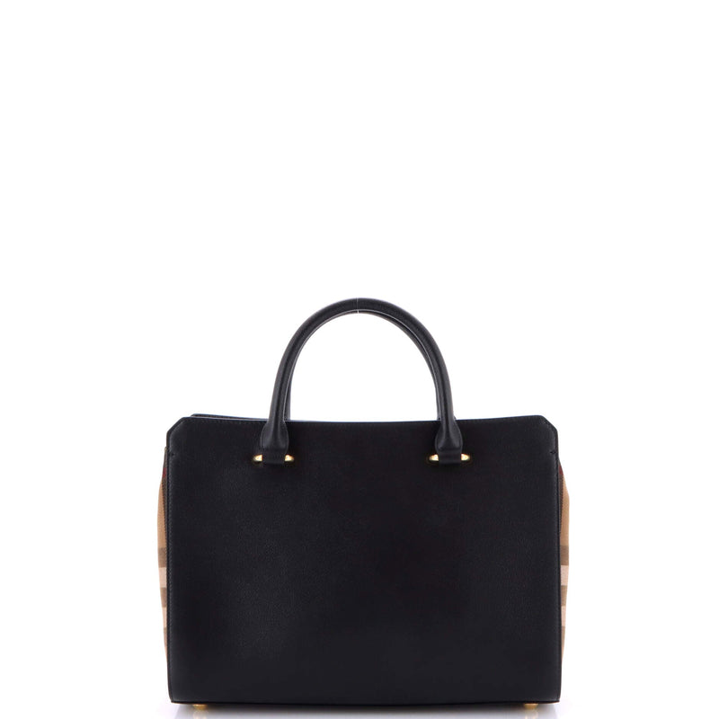 Banwell Tote Leather And House Check