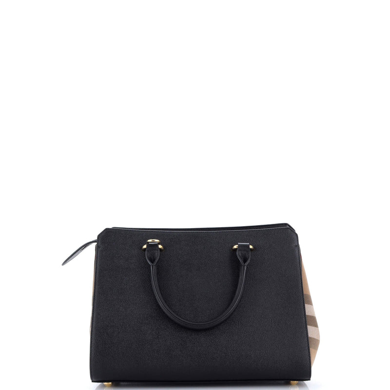 Banwell Tote Leather And House Check