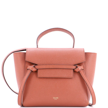 Belt Bag Textured Leather Nano