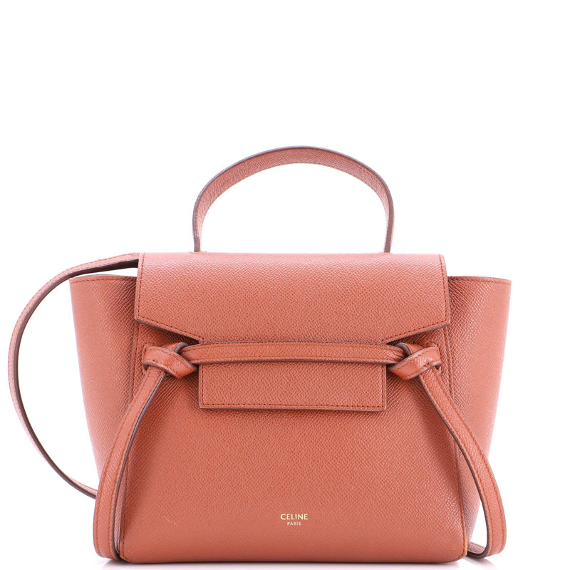 Belt Bag Textured Leather Nano