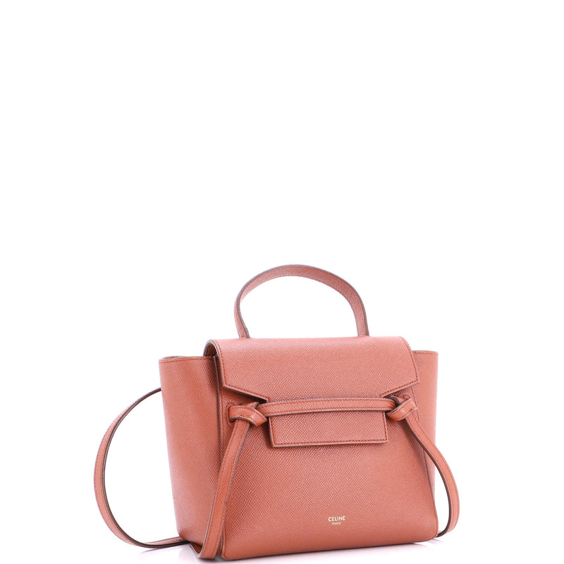 Belt Bag Textured Leather Nano