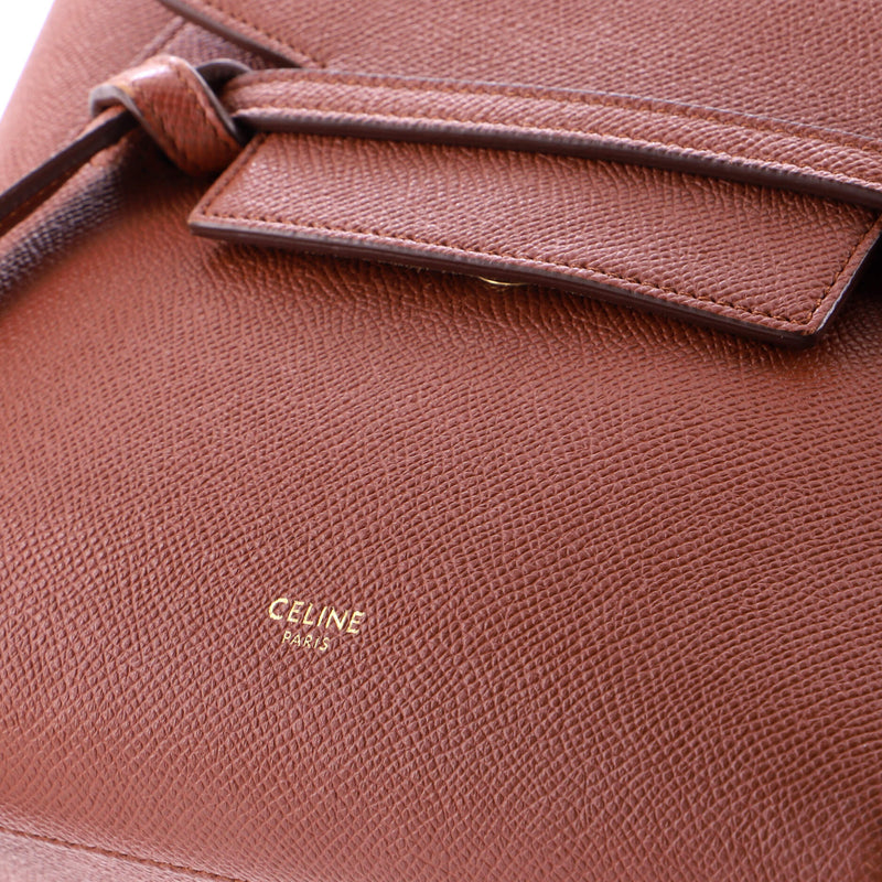 Belt Bag Textured Leather Nano