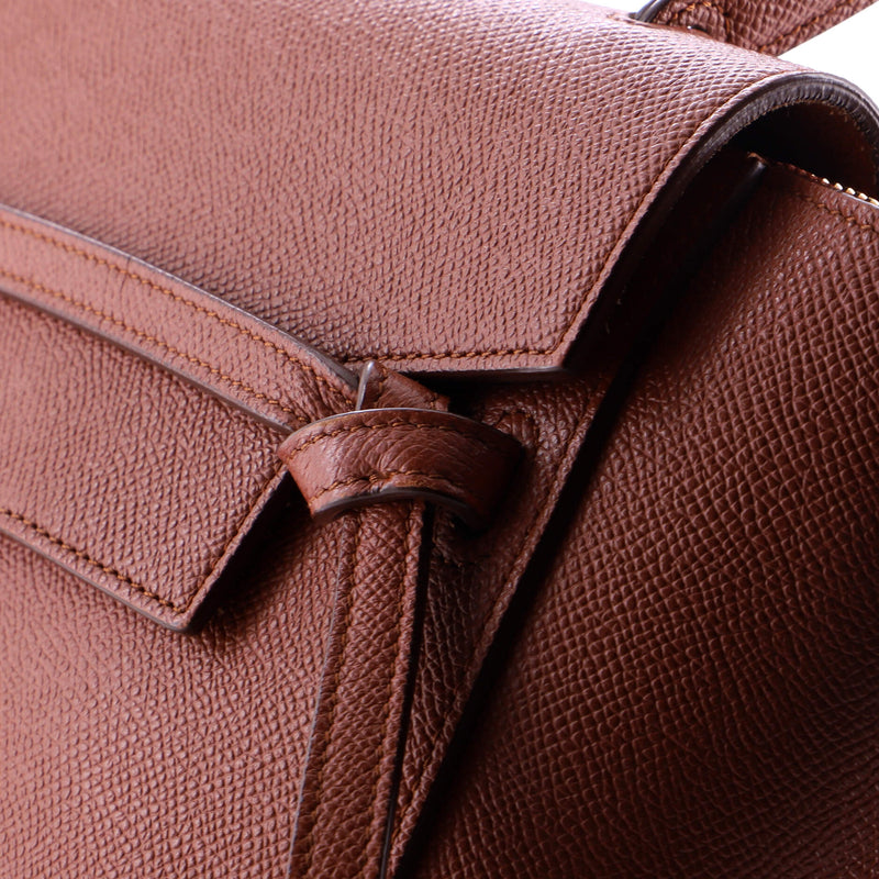 Belt Bag Textured Leather Nano