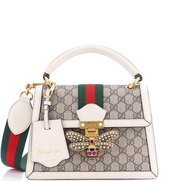 Queen Margaret Top Handle Bag Gg Coated