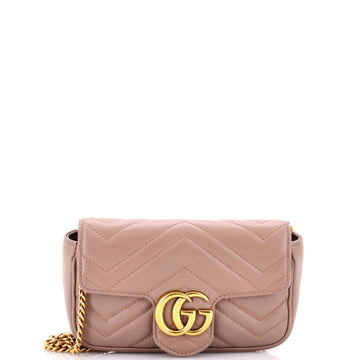 Gg Marmont Flap Bag Matelasse Leather