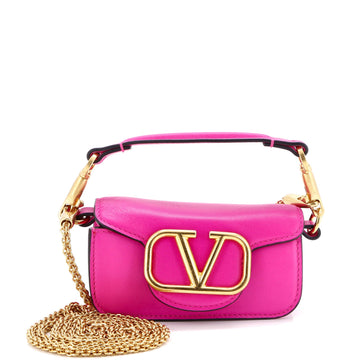 Vlogo Loco Flap Shoulder Bag Leather