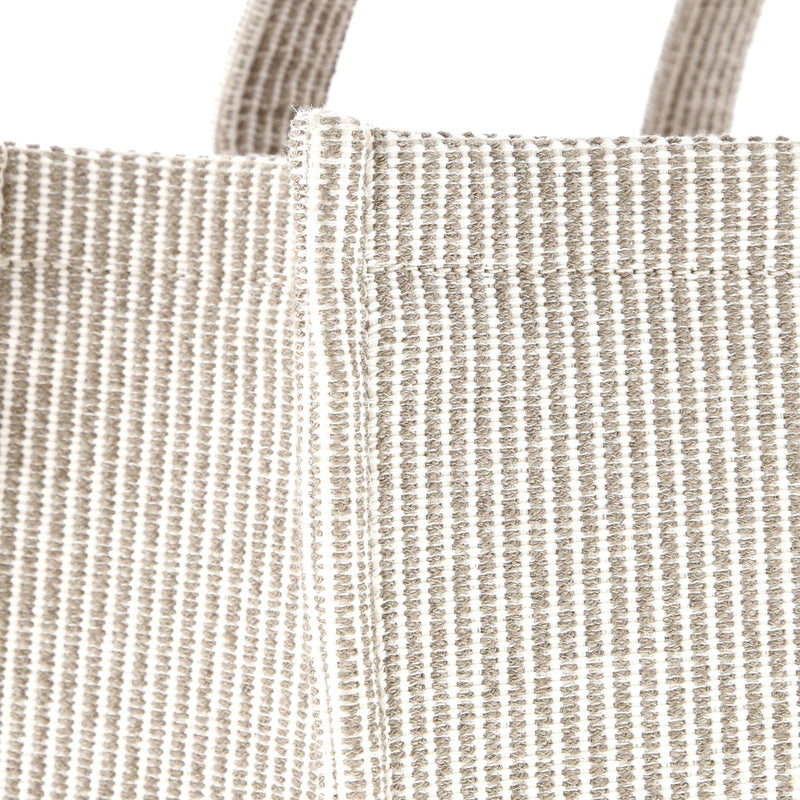 Cabas Thais Tote Triomphe Striped Canvas