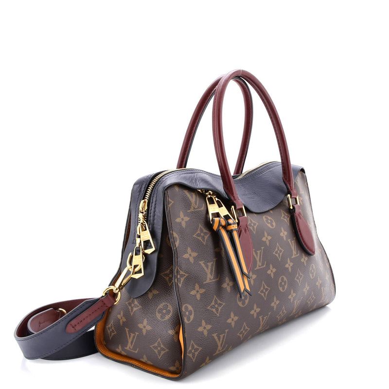 Tuileries Handbag Canvas With Leather