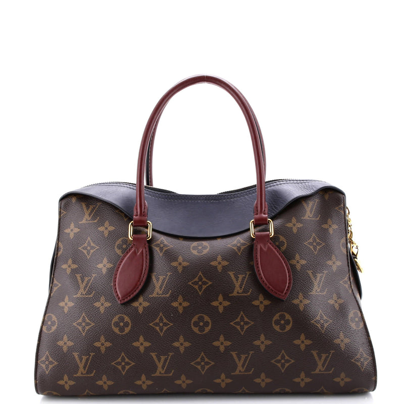 Tuileries Handbag Canvas With Leather